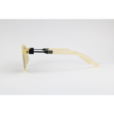 Marc Jacob - 8779 - Cream Black - Acetate - Hexagonal - Sunglasses