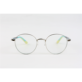 Gucci - 842 - Silver Blue - Acetate - Metal - Blue Cut - Round - Eyewear