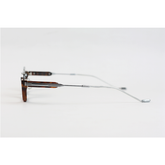 Oliver People - 22015 - Silver Tortoise - Acetate - Metal - Blue Cut - Rectangle - Eyewear