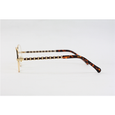 Dior - 31757 - Golden Tortoise - Metal - Blue Cut - Oval - Eyewear