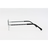 Dior - 31757 - Silver Black - Metal - Blue Cut - Oval - Eyewear