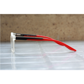 TAGHeuer - 1208 - Translucent Black Red - Drive wear - Rectangle - Eyewear