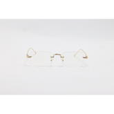 Dita - 21083 - Golden - Metal - Blue Cut - Rimless - Rectangle - Eyewear