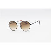 Ray Ban - 3447 - Black Brown Gradient - Metal - Round - Sunglasses