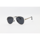 Porsche Design - 012 - Silver Black - Metal - Aviator - Polarized - Double Bridge - Sunglasses
