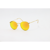 Ray Ban - 3447 - Golden Mercury - Metal - Round - Sunglasses