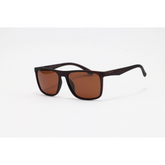 Carrera - 2412 - Matte Brown - Acetate - Rectangle - Polarized - Sunglasses