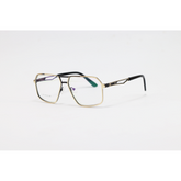 Cartier - 6312 - Golden Black - Metal - Double Bridge - Rectangle - Eyewear