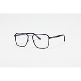 Cartier - 6316 - Black Silver - Metal - Rectangle - Eyewear