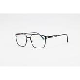 Carrera - 7702 - Black - Metal - Rectangle - Double Bridge - Eyewear