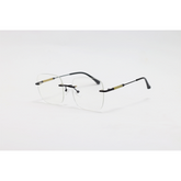 Dita - 21087 - Black - Metal - Blue Cut - Rimless - Square - Eyewear