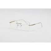 Dita - 21087 - Silver - Metal - Blue Cut - Rimless - Square - Eyewear