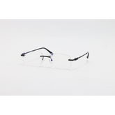 Silhouette - 23022 - Black - Metal - Blue Cut - Rimless - Eyewear