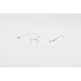 Silhouette - 23022 - Rose Gold - Metal - Blue Cut - Rimless - Eyewear