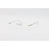 Silhouette - 23022 - Silver - Metal - Blue Cut - Rimless - Eyewear
