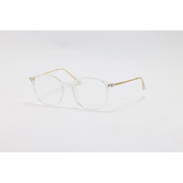 Dior - 8205 - Translucent - Acetate - Metal - Blue Cut - Oval - Eyewear
