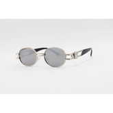 Versace - 2053 - Silver Mercury - Metal - Oval - Sunglasses