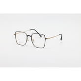 Metal - 18097 - Golden Black - Square - Eyewear