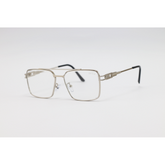 Dita - 2857 - Silver - Metal - Blue Cut - Double Bridge - Rectangle - Eyewear