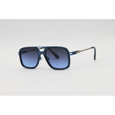 Prada - 2A831 - Blue Gradient - Metal - Double Bridge - Aviator - Sunglasses