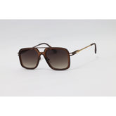 Prada - 2A831 - Brown Gradient - Metal - Double Bridge - Aviator - Sunglasses