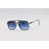 Prada - 2A831 - Grey Translucent Blue Gradient - Metal - Double Bridge - Aviator - Sunglasses