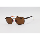 Ray Ban - 3715 - Tortoise Brown - Metal - Double Bridge - Rectangle - Sunglasses