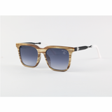 Maybach - 1228 - Wooden Marble - Acetate - Metal - Rectangle - Sunglasses