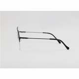 Fangshi – 176 – Black – Half Rim – Metal – Eyewear
