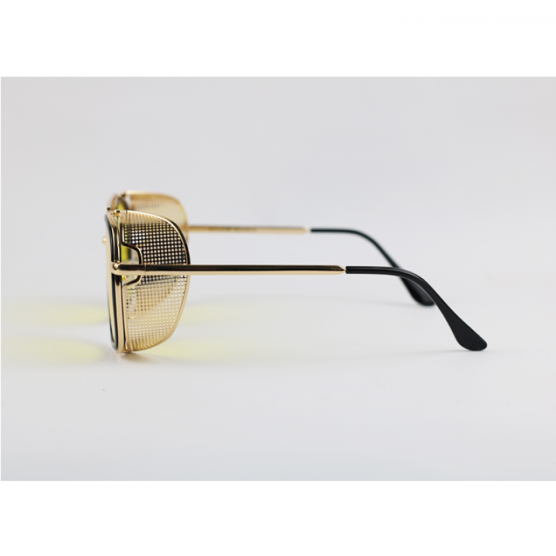 DITA – Flight – Golden Yellow – Metal – Rectangle – Sunglasses