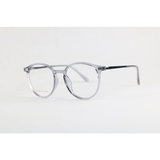 Ray Ban - 2186 - Silver Grey Translucent - Acetate - Metal - Oval - Dual - Attachment - Eye Wear - Sunglasses