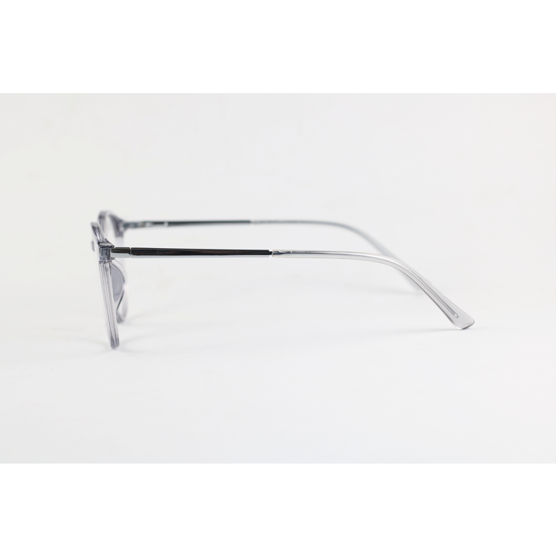 Ray Ban - 2186 - Silver Grey Translucent - Acetate - Metal - Oval - Dual - Attachment - Eye Wear - Sunglasses