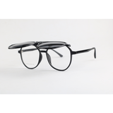 Dior – 2194 – Black – Acetate – Oval – Dual – Attachment – Polarized – Eye Wear – Sunglasses