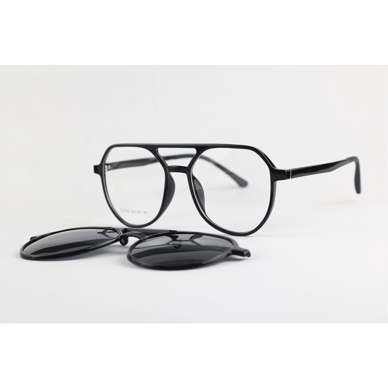Dior – 2194 – Black – Acetate – Oval – Dual – Attachment – Polarized – Eye Wear – Sunglasses