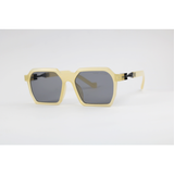 Marc Jacob - 8779 - Cream Black - Acetate - Hexagonal - Sunglasses