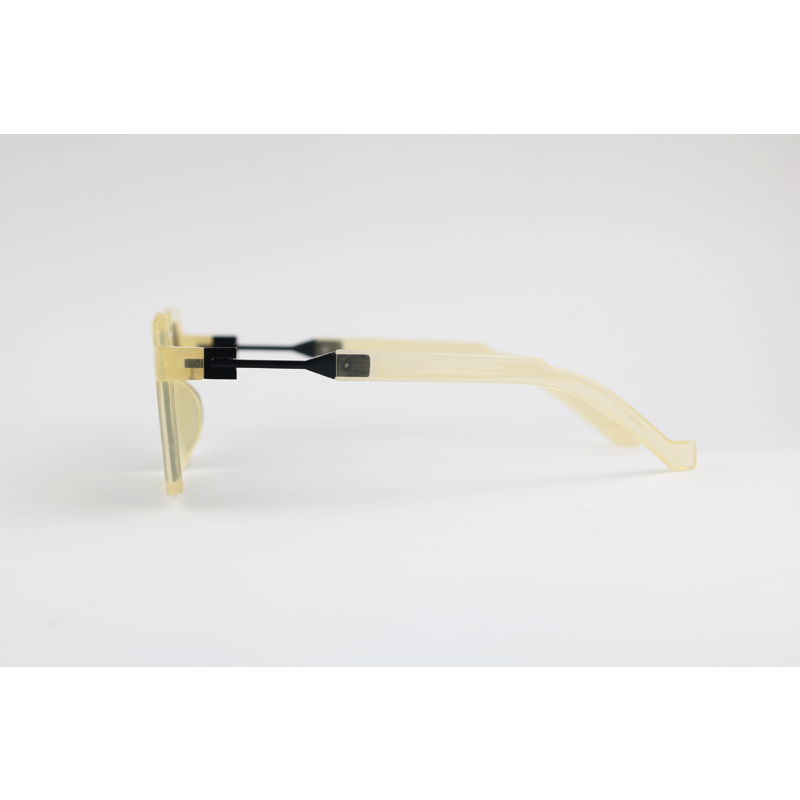 Marc Jacob - 8779 - Cream Black - Acetate - Hexagonal - Sunglasses