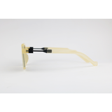 Marc Jacob - 8779 - Cream Black - Acetate - Hexagonal - Sunglasses