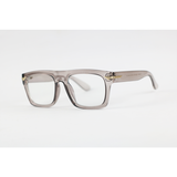Police - 3394 - Grey Translucent - Acetate - Rectangle - Blue Cut - Eye Wear