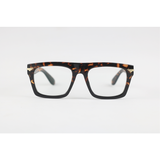 Police - 3394 - Tortoise - Acetate - Rectangle - Blue Cut - Eye Wear