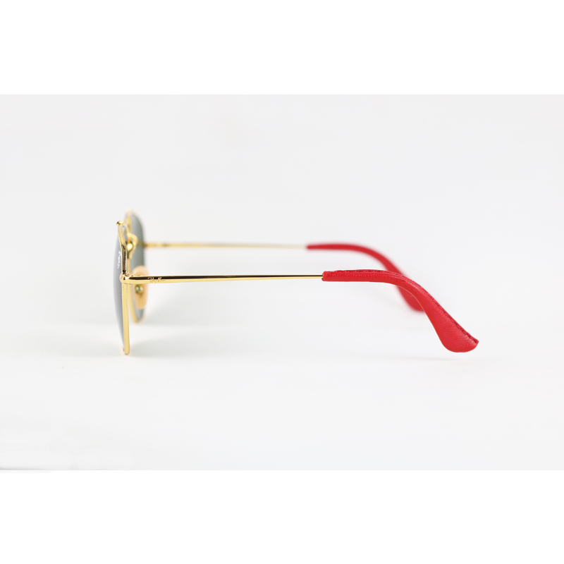 Ray Ban Ferrari – 3648 – Limited Edition – Golden Green – Marshall – Metal – Leather – Double Bridge – Sunglasses