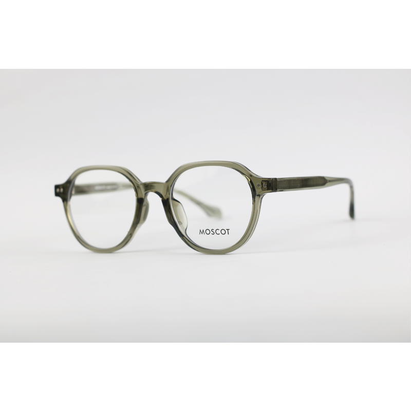 Moscot - 72021 - Green Translucent - Blue Cut - Acetate - Oval - Eyewear