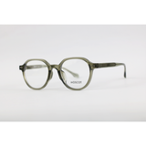 Moscot - 72021 - Green Translucent - Blue Cut - Acetate - Oval - Eyewear