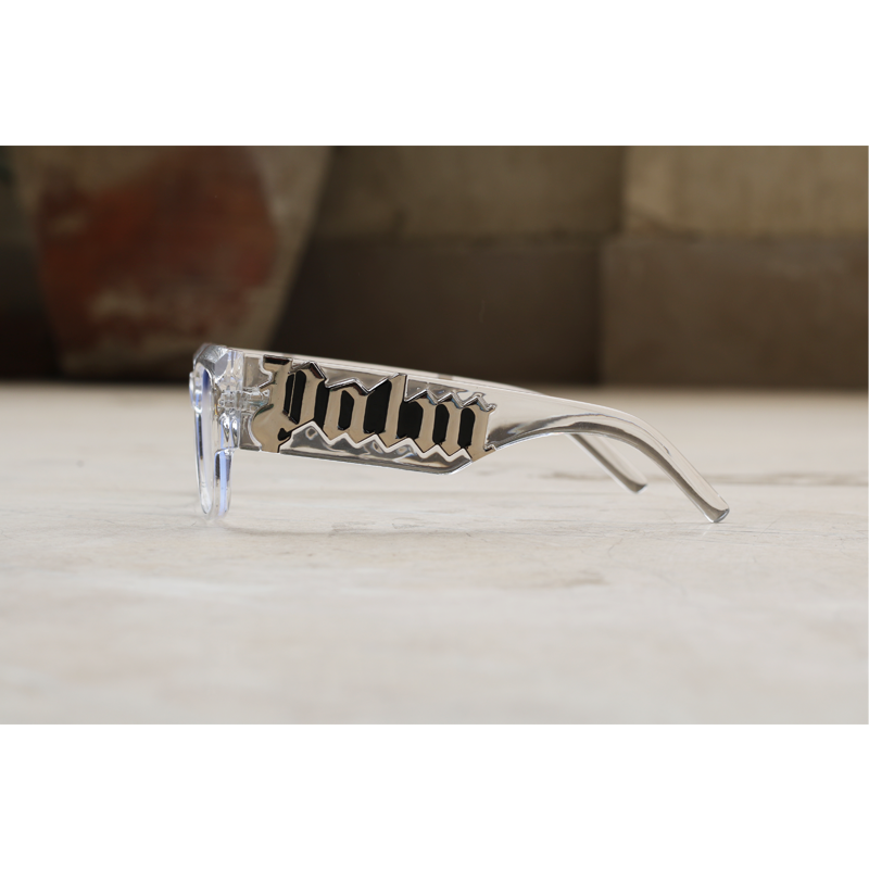 Palm Angles – 98036 – Translucent – Acetate – Blue Cut – Rectangle – Eyewear
