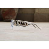 Palm Angles – 98036 – Translucent – Acetate – Blue Cut – Rectangle – Eyewear