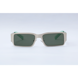 Louis Vuitton - ROBOT - Silver Green - Metal - Rectangle - Sunglasses