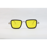 Salvador Ferragamo - Kabir Singh - Silver Yellow - Sunglasses