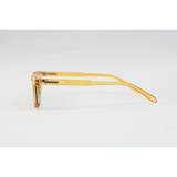 Moscot - 65037 - Orange Translucent - Acetate - Rectangle - Sunglasses