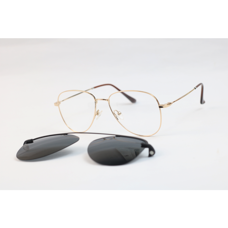 Silhouette – 1025 – Golden Black – Metal – Attachment – Polarized – Dual – Sunglasses – Eyewear