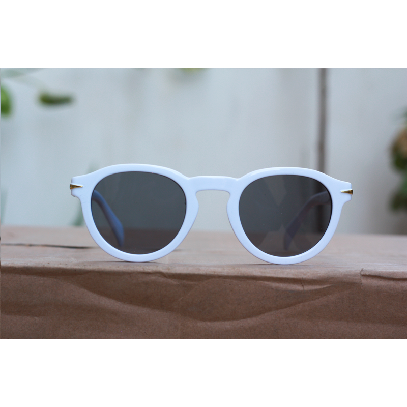 David Beckham – 2279 – White – Acetate – Oval – Sunglasses