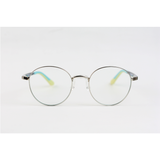 Gucci - 842 - Silver Blue - Acetate - Metal - Blue Cut - Round - Eyewear